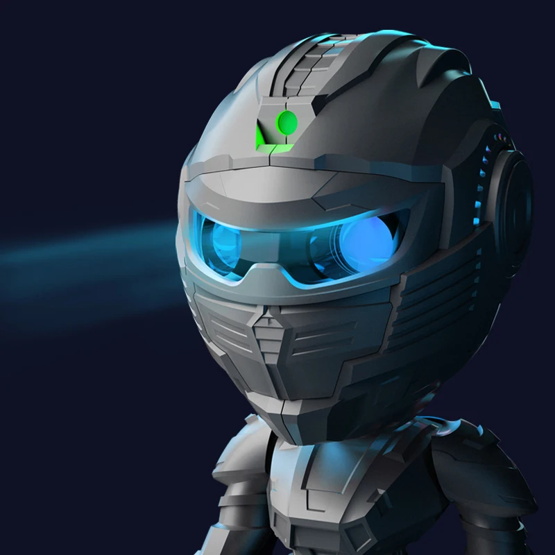 New Design Robot Toy Starry Sky Projection Home Decor Galaxy Projector Holiday Gifts Mecha Warrior Starry Light Projector