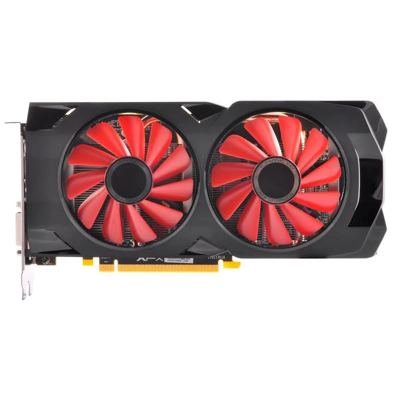  Б/у видеокарта RX570 4g 570 GDDR5 с выходом Dvi Vga для игр и