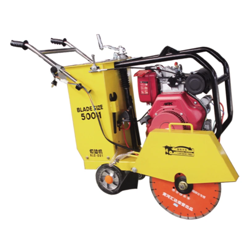 BISON concrete walk behind saw cutting machine petrol road cutter
