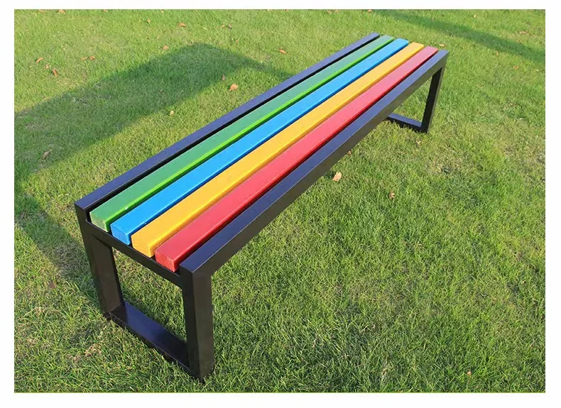 Modern design rustic cast iron bench luxury outdoor bench wrought iron patio benches