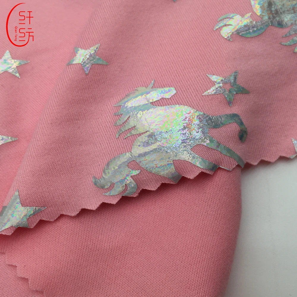 Whole sell DTY micro fiber polyester spandex metallic spandex fabric two-side brushed super soft for Garment wear girtl dress