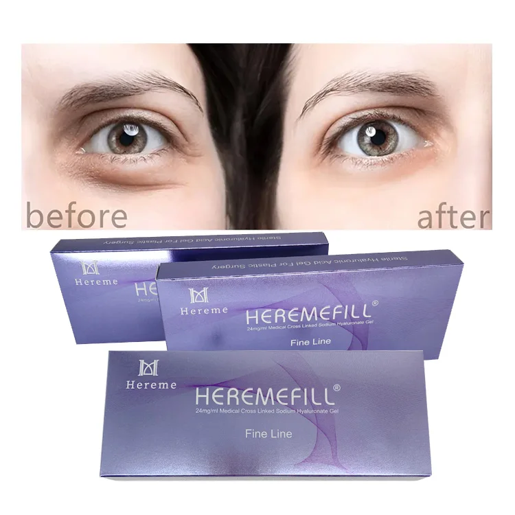 Heremefill  Injecting cross-linked gel hyaluronic acid skin filling facial filler facial wrinkles