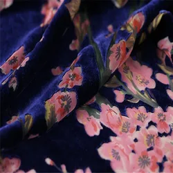 В наличии популярная комфортная шелковая бархатная ткань 8 момме 114 см бархатная шелковая Опаловая ткань для женских платьев