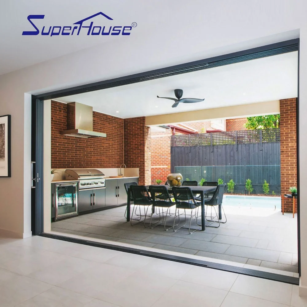 Superhouse USA Customized Sliding Glass Door Price Modern Aluminum Alloy Thermal Break Windproof 10 Years,more Than 5 Years