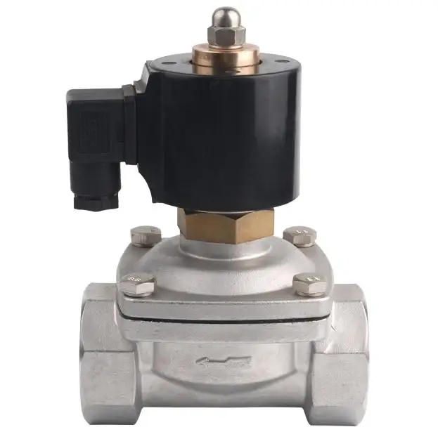 Ningbo Hot Sale 2/2 Way Water Oil Gas Solenoid Valve, Stainless Steel, High Reliability