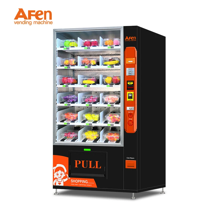 AFEN New Innovative Product With Elevator Bottled Soy Milk Sugary Snacks Vending Machine