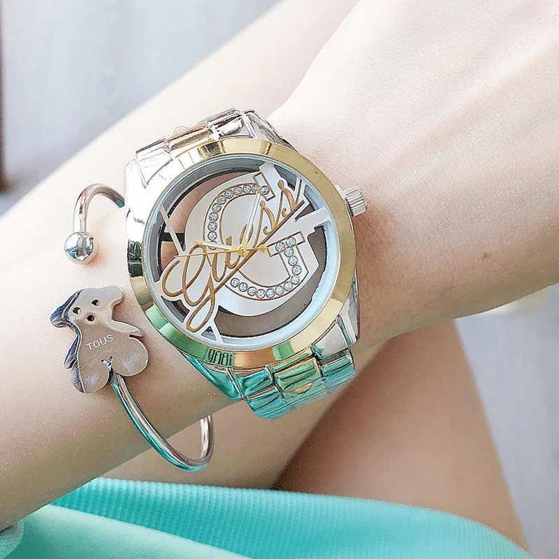 Часы time orologio для девочек подарок на день Святого Валентина модное платье роскошные популярные наручные кварцевые часы-скелетоны с