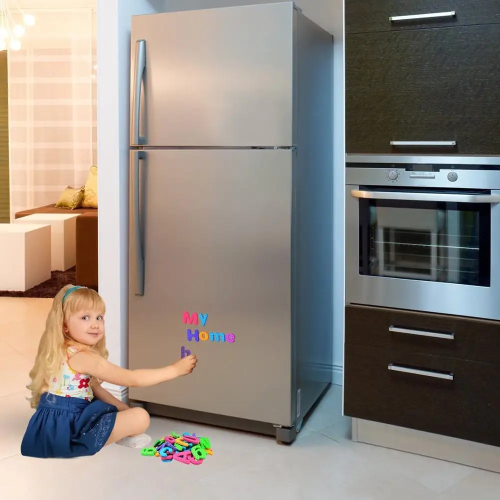 Letters & Numbers Magnetic EVA Fridge Magnets Customized Size Customized Die Cut Magnet+eva Accpectable Education Teaching CMYK