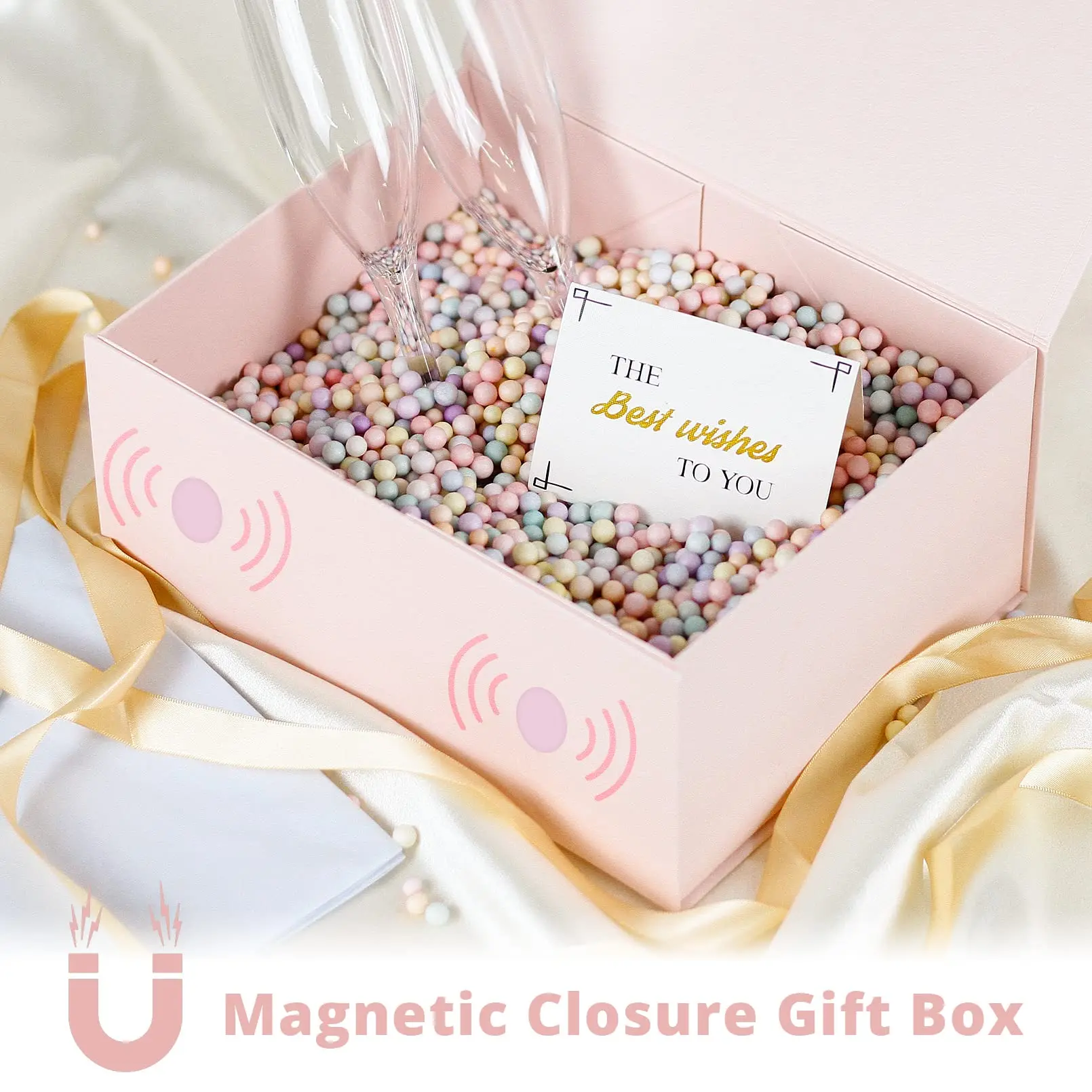 2024 New Products Valentines Day Black Friday Cadeau Saint Valentin Gift Sets Regalos Paper Magnetic Gift Box For Gift