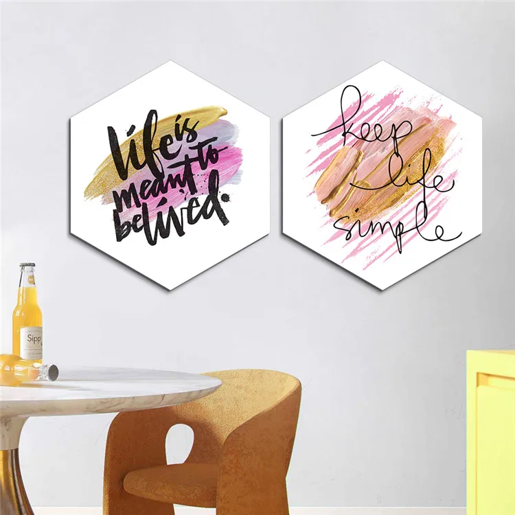 Специальная деревянная мебель, шестиугольные фоторамки для украшения дома