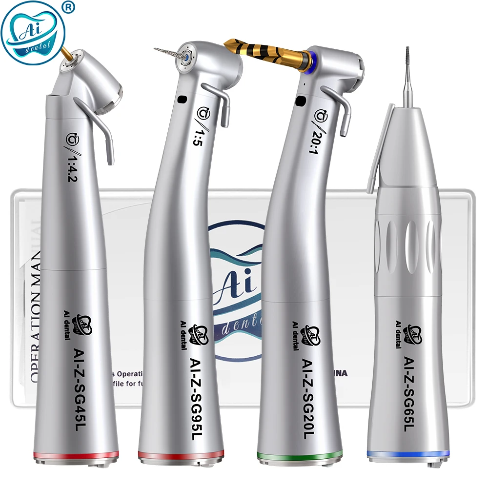 AI-Z-SG series Dental Implant Handpiece Outer Water Spray Low Speed Fiber Optic Laboratory Korea Surgery Machine Motor Equipment