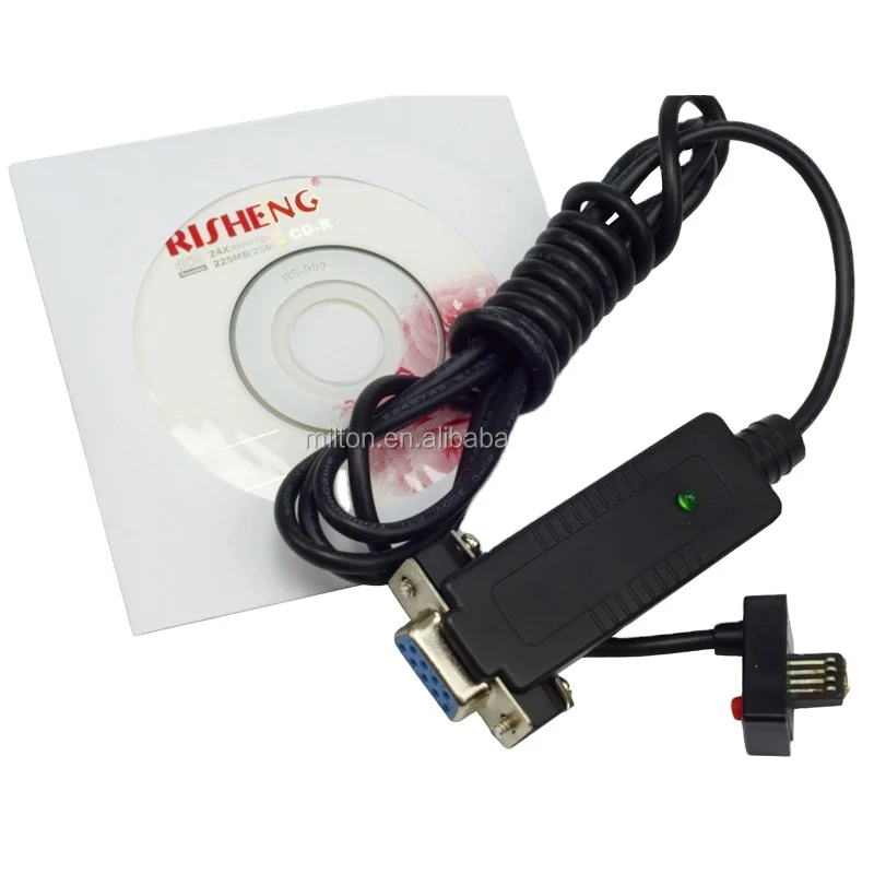 RS232 (9holes) data Output Computer Cable for Digital Caliper Indicator Micrometer