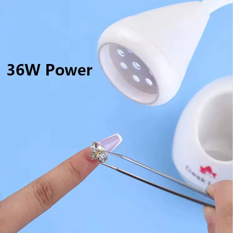 hot selling Nail Art Kangaroo Lamp 8 lamp beads  36 w  best store electricity and dry quickly Mini portable nail art lamp
