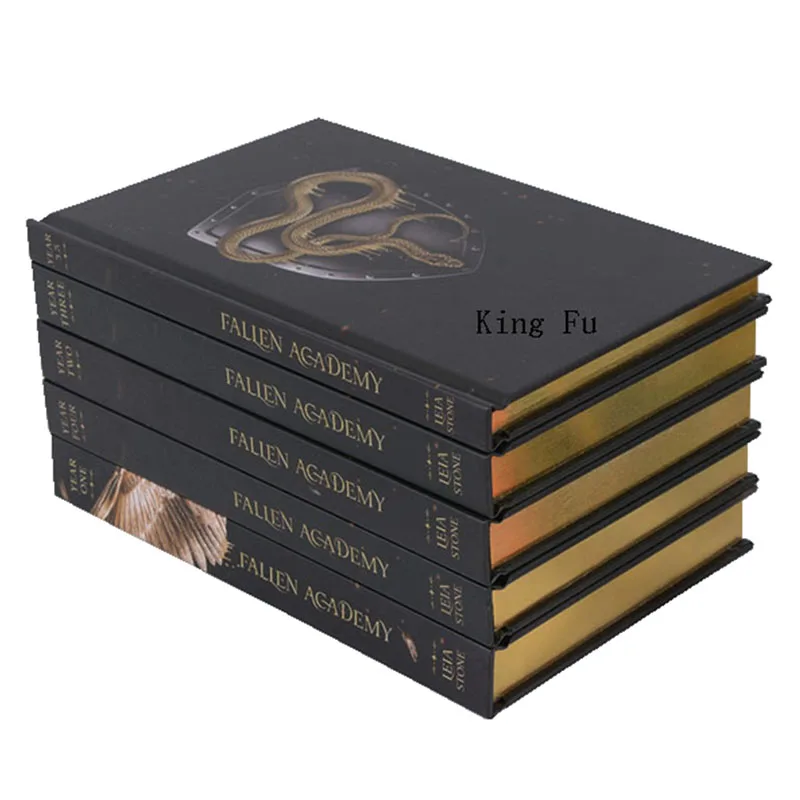 Case Bound Hardcover Book Novels Gold Foil Factory Wholesale  Cheap Custom Offset Printing