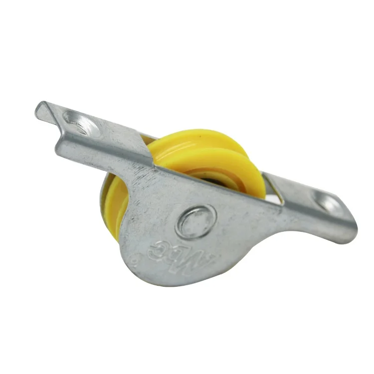 Middle East and Africa Market Factory price Iron housing with zinc plated Body Nylon Wheel With 608zz High Carbon Steel Bearing