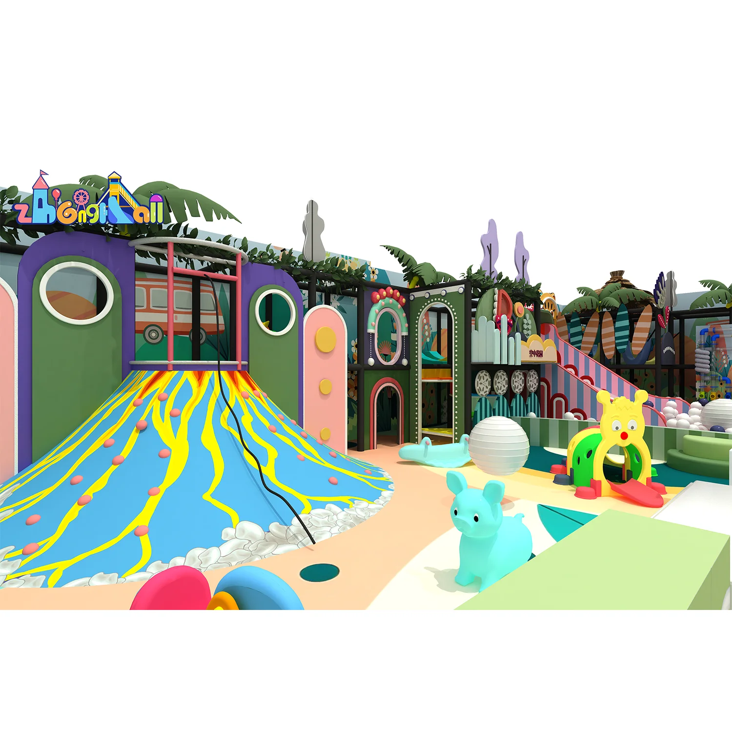 Children Commercial Indoor Playground Equipment Kids Soft Play Area Indoor Playground Role Play Soft Playground For Children