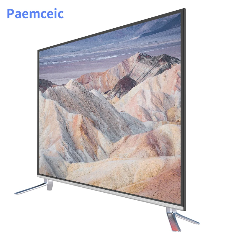 Горячая Распродажа телевизор 50 дюймов smart tv светодиодный android с металлической