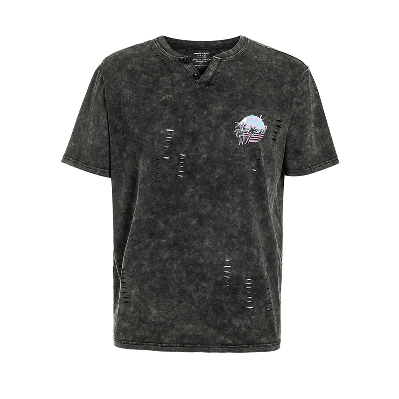 
Custom Tie dye T shirt Wholesale Hip Hop Acid wash Mens t-shirt T shirt 