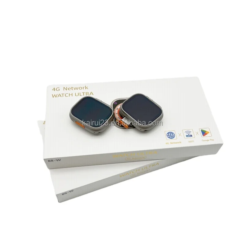 4G Smartwatch DW88 Ultra Android OS 8.1 Sim Card WiFi 64GB ROM 4GB RAM DW88 DW89 Smart Watch dw88 ultra sim card Smart watches
