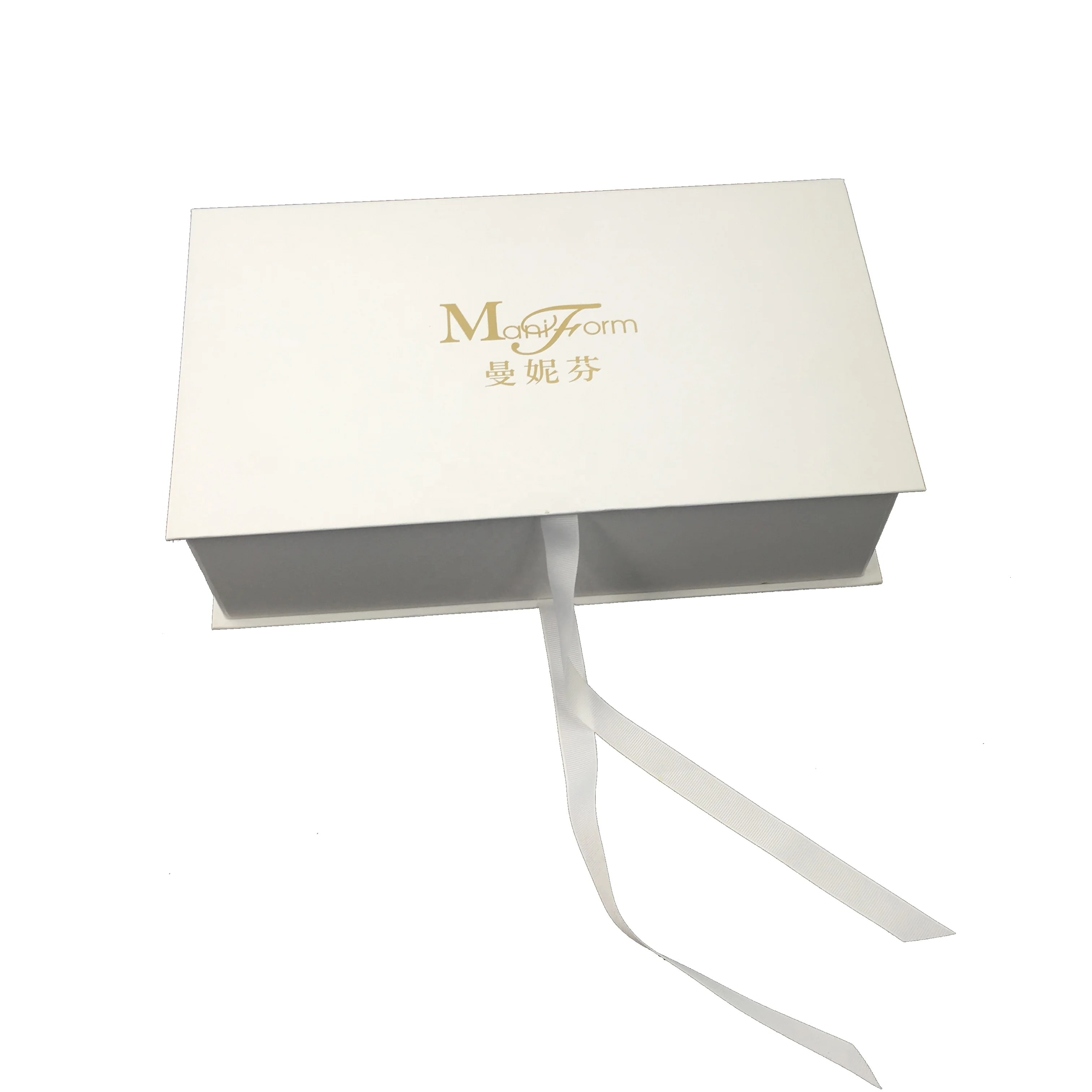 Manufacturer Highend  luxury Clothing Wedding Bra Paper Packaging Box with ribbon closure