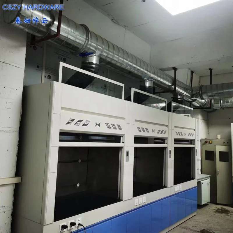 China CE Approved Acid & Alkali Resistant Steel Chemistry & Physics Lab Fume Hood