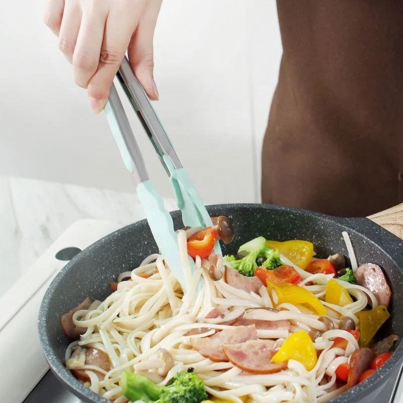 Wooden handle silicone kitchen utensil cooking spoon spatula colter spatula wooden handle silicone kitchen utensil set