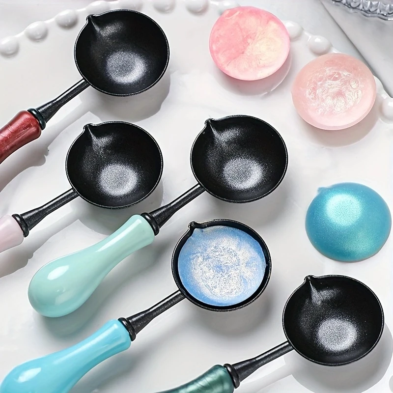 1pc melting wax non-stick spoon heating fire paint wax tool, anti-stick and easy to clean for fire paint seal accessories