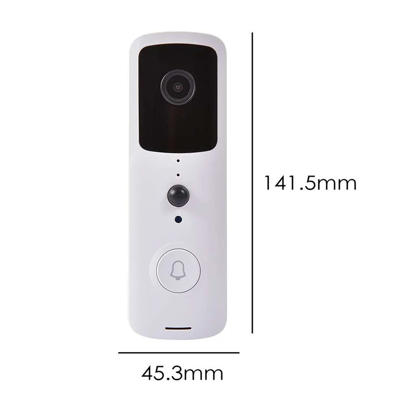 Outdoor Waterproof Smart Home WiFi Wireless 1080P Video Door Bell with Camera Intercom Tuya App
