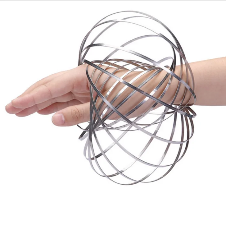 Wholesale  304 stainless steel amazing flown ring toy  magic rings