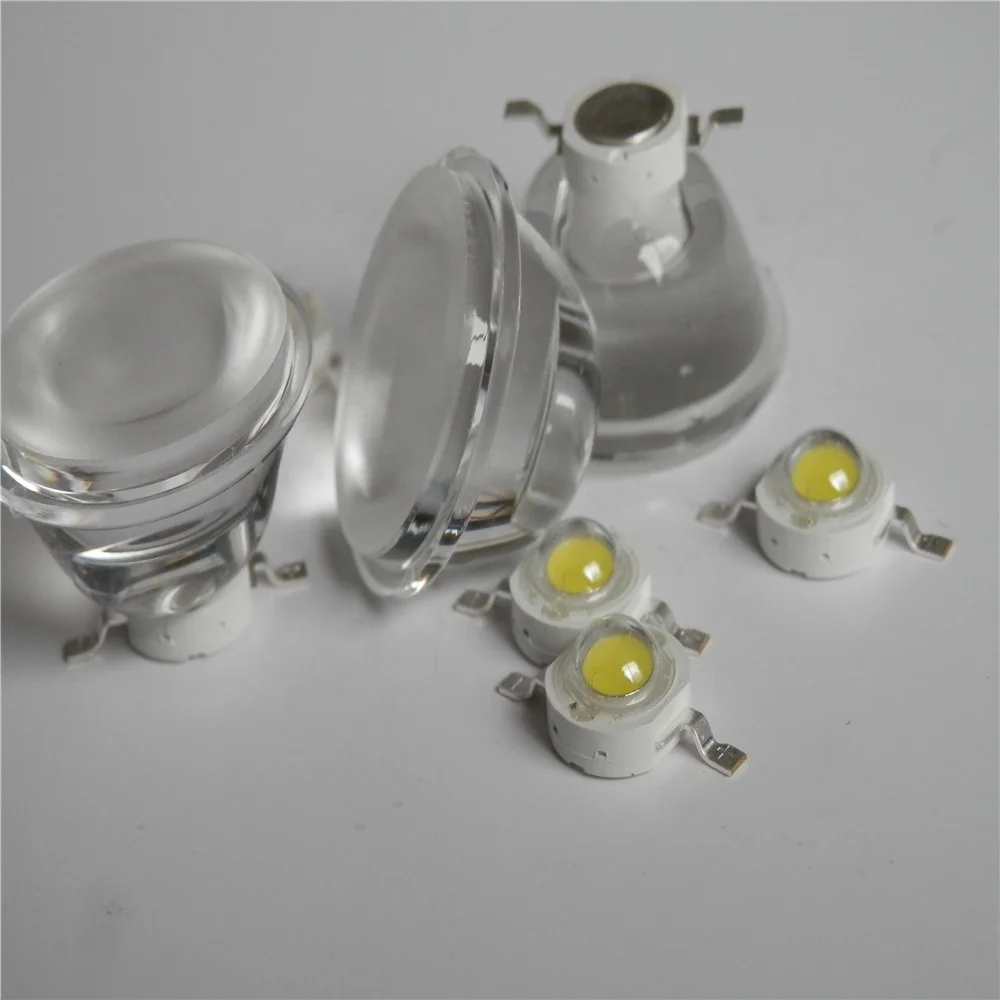 Bridgelux 40mil white 1W 300mA - 330mA Led lamp 120lm 6000K - 6500K packed in bag