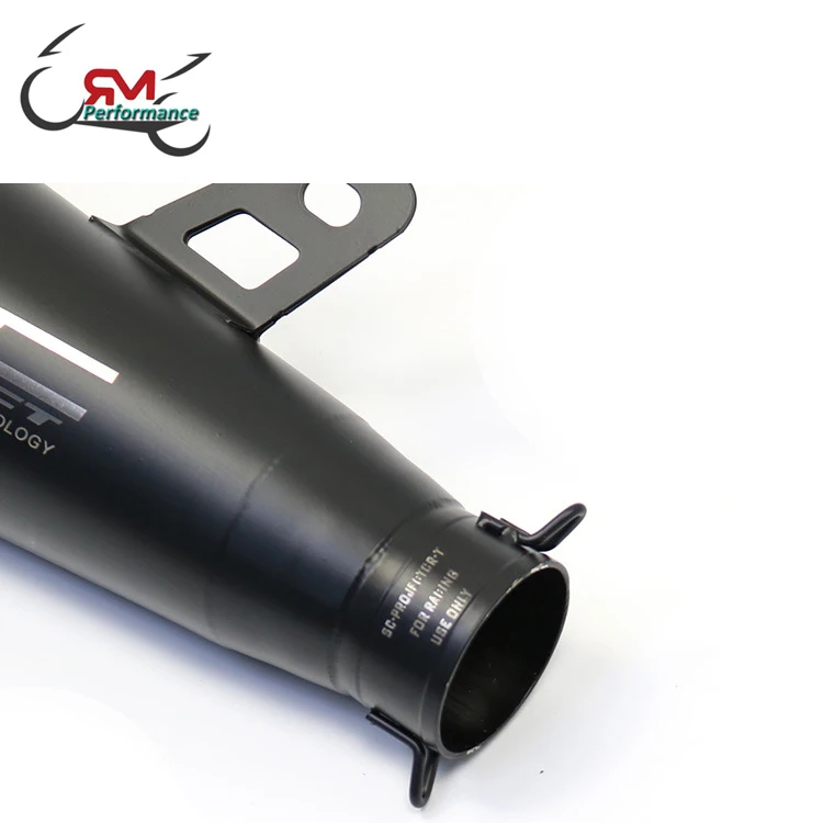Universal Stainless Steel Muffler Silence exhaust pipe for SC Project Motorcycle Scooter  Motocross Parts Motor