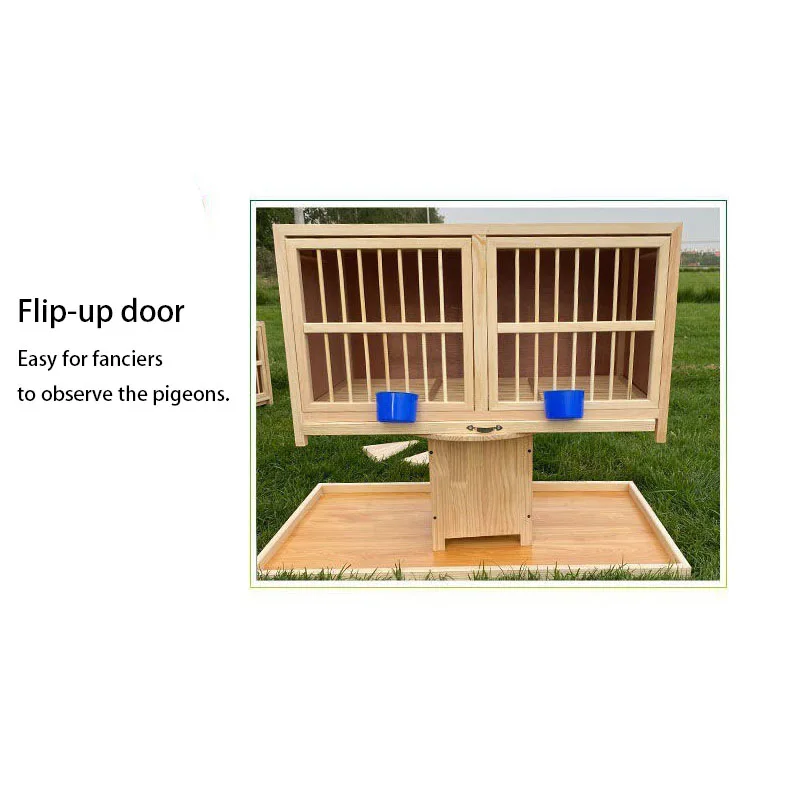 pigeon nest box pairing cage pigeon nest solid wood pigeon cage