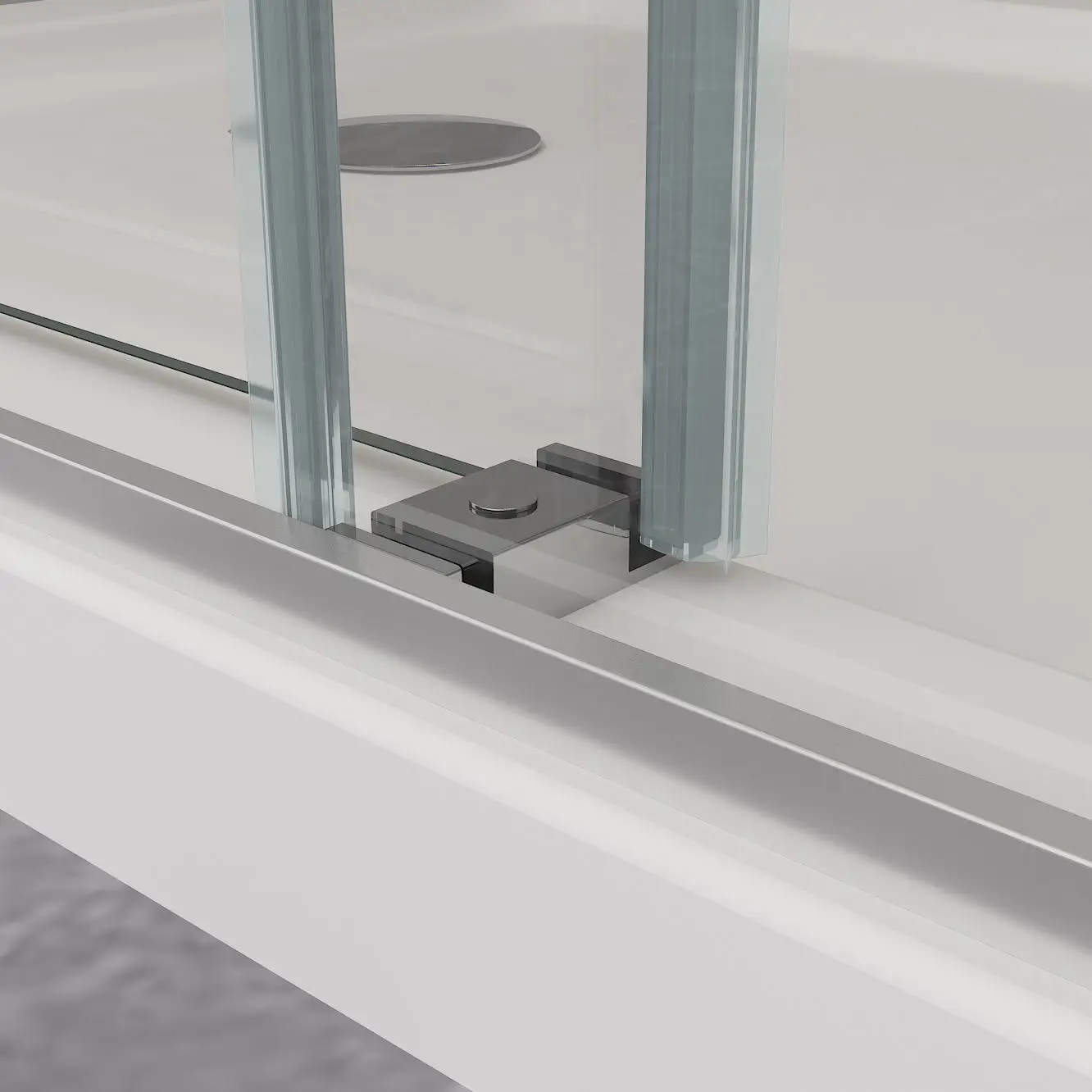 Wholesale Aluminum Stainless Steel Tempered Glass Bathroom Sliding Frameless Shower Door