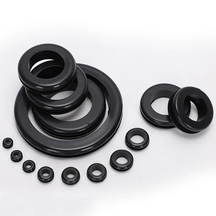 Custom Made Waterproof rectangular rubber grommets, rubber brake hose grommet,rubber sleeve grommets