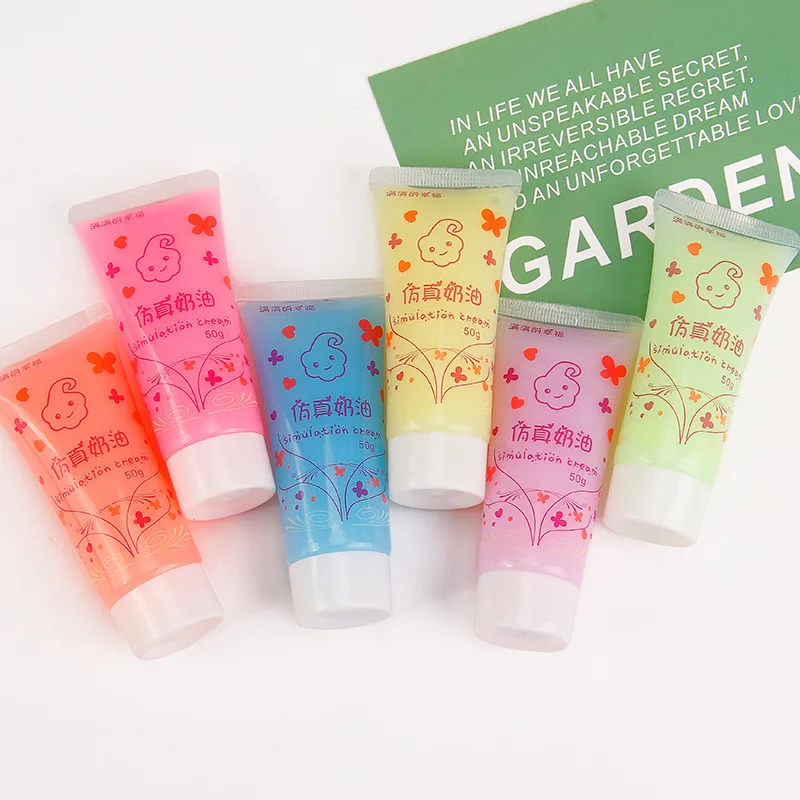 50g Antifreeze Crystal Glitter Cream Glue Free Flower Nozzle Transparent And Easy To Squeeze Diy Phone Case Quality