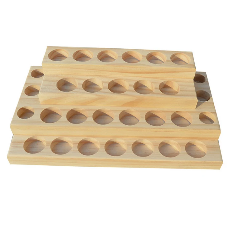 Bottles Essential Oils Storage Rack Display Holder Wooden Storage Holders & Racks