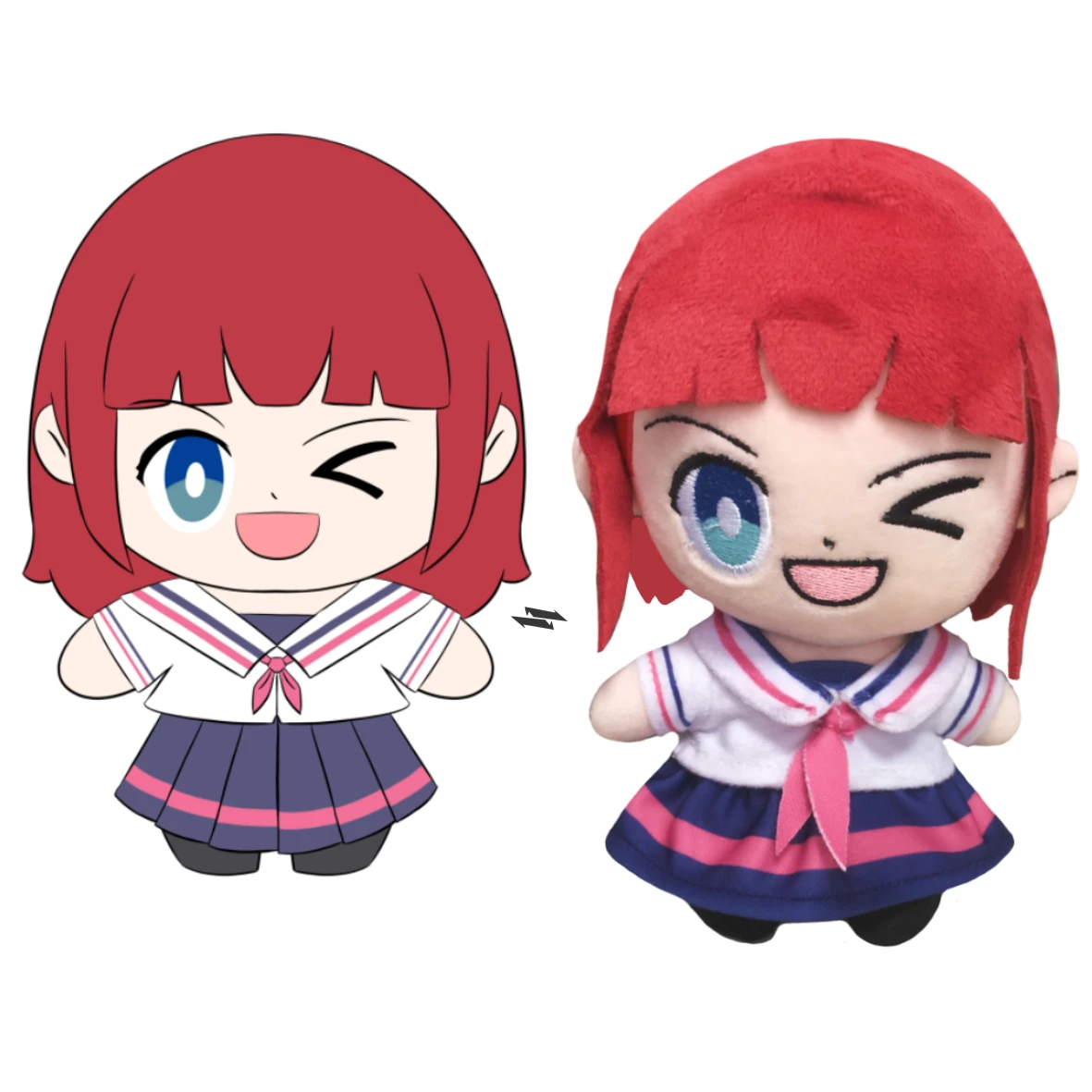 Manufacturer make custom 3d proofing prototype plush doll from drawing customized creation  idol cotton doll