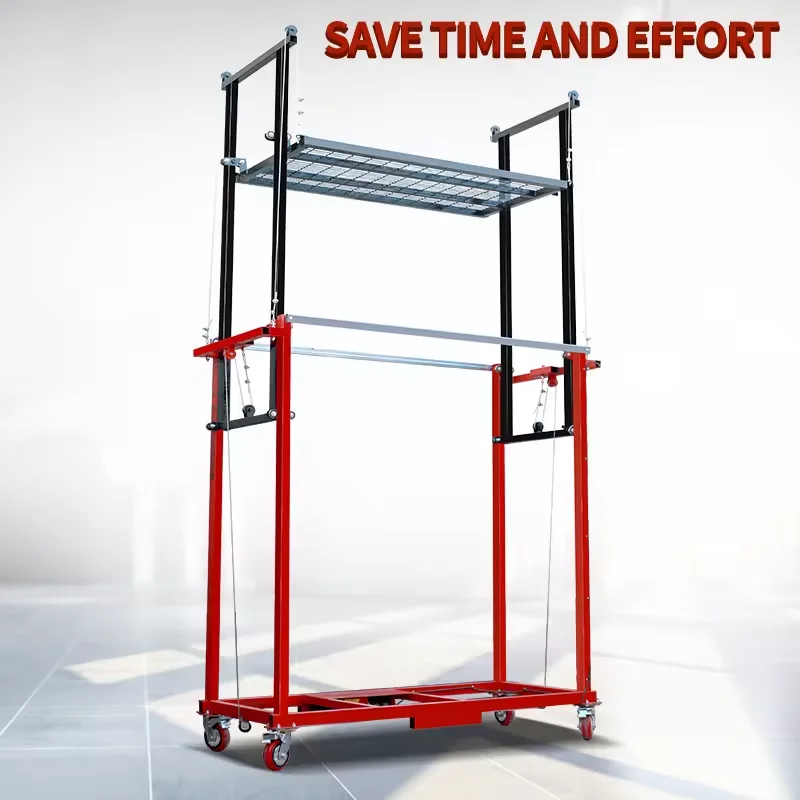 Xuyang 0.5 Ton 3-10 Meters Mobile Telescopic Frame Electric Lifting Ladder Scaffolding Platform For Construction
