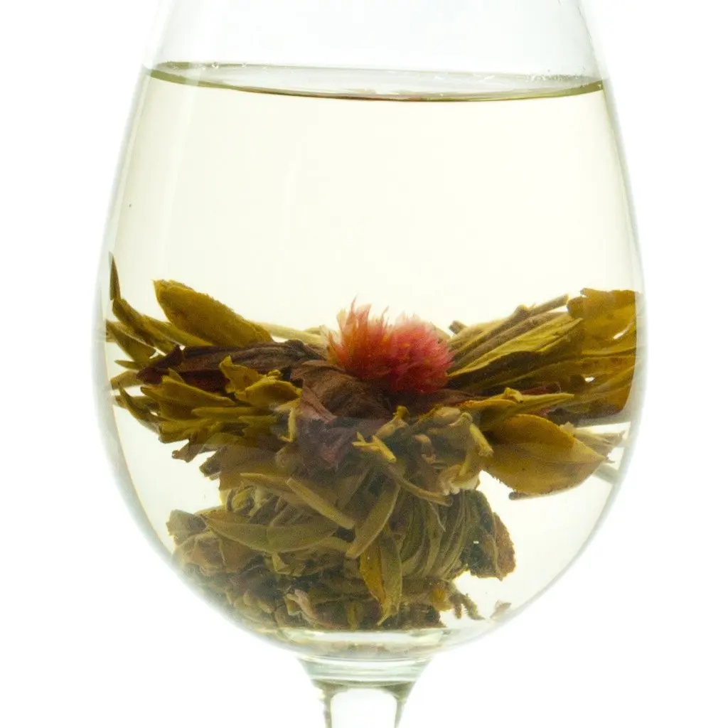 Горячая Распродажа Натуральная роза ручной работы съедобный Цветущий цветок художественный Китайский зеленый чай