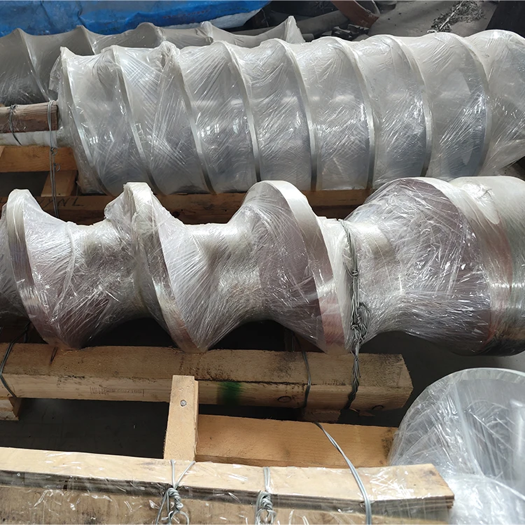 Spiral Feeder of Defibrator Machine Part feeder screw for fiberboard production line