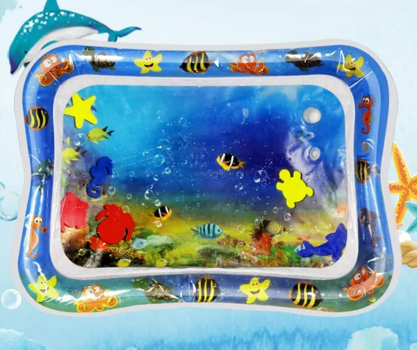 Baby Kids water play mat Inflatable Infant Tummy Time Playmat Toddler for Baby Fun Activity Play Center play mats toddler