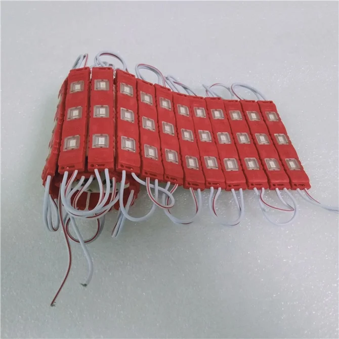  Высококачественный модуль подсветки впрыска 3 чипа светодиодный 12 В SMD5730 красный цвет сделано в