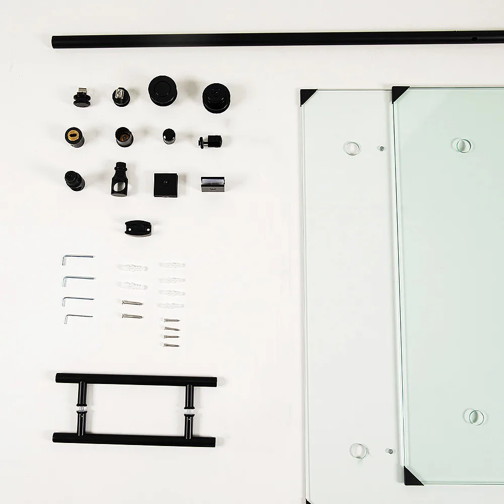 China Manufacturer Custom 10mm Shower Room Frameless Tempered Glass Bathroom Tempered Glass For Sliding Shower Door