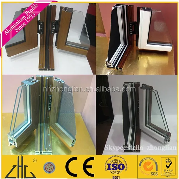 Zhonglian Manufacturer aluminium extrusion profile frame windows customized china aluminium profiles