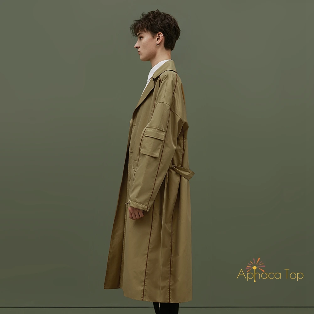 
APHACATOP 2020 OEM High Quality Trench Long Coats for Men 