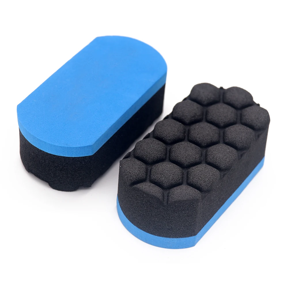 Custom Logo Hex-Logic Hand Applicator Pad Car Wash Sponge Hex Sponge with EVA