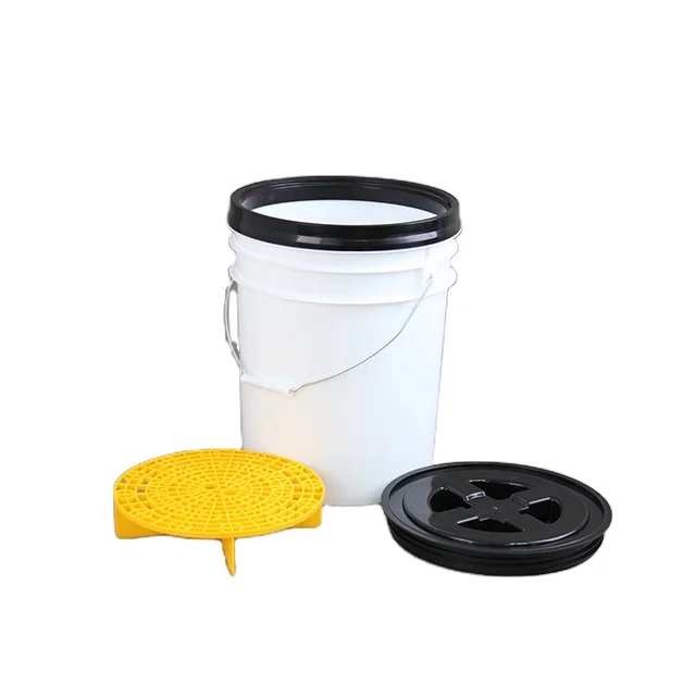 20L Thick Wall Home USE Car Wash Bucket with Cross Lid