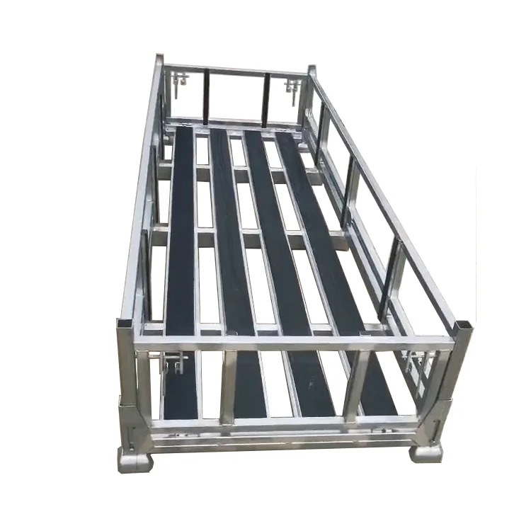 heavy duty metal pallet box container for marble sheet/glass sheet