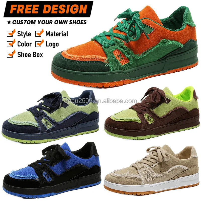 China Wholesale Gym Shoes Men Male Luxury Designer Shoes Sneakers Skateboarding Support Custom Logo Shoes Running Walking