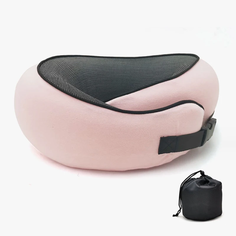 Travel neck Pillow, Best Memory Foam U shape Pillow Head Support Soft Pillow for Sleeping Rest, Airplane Car & Home Use